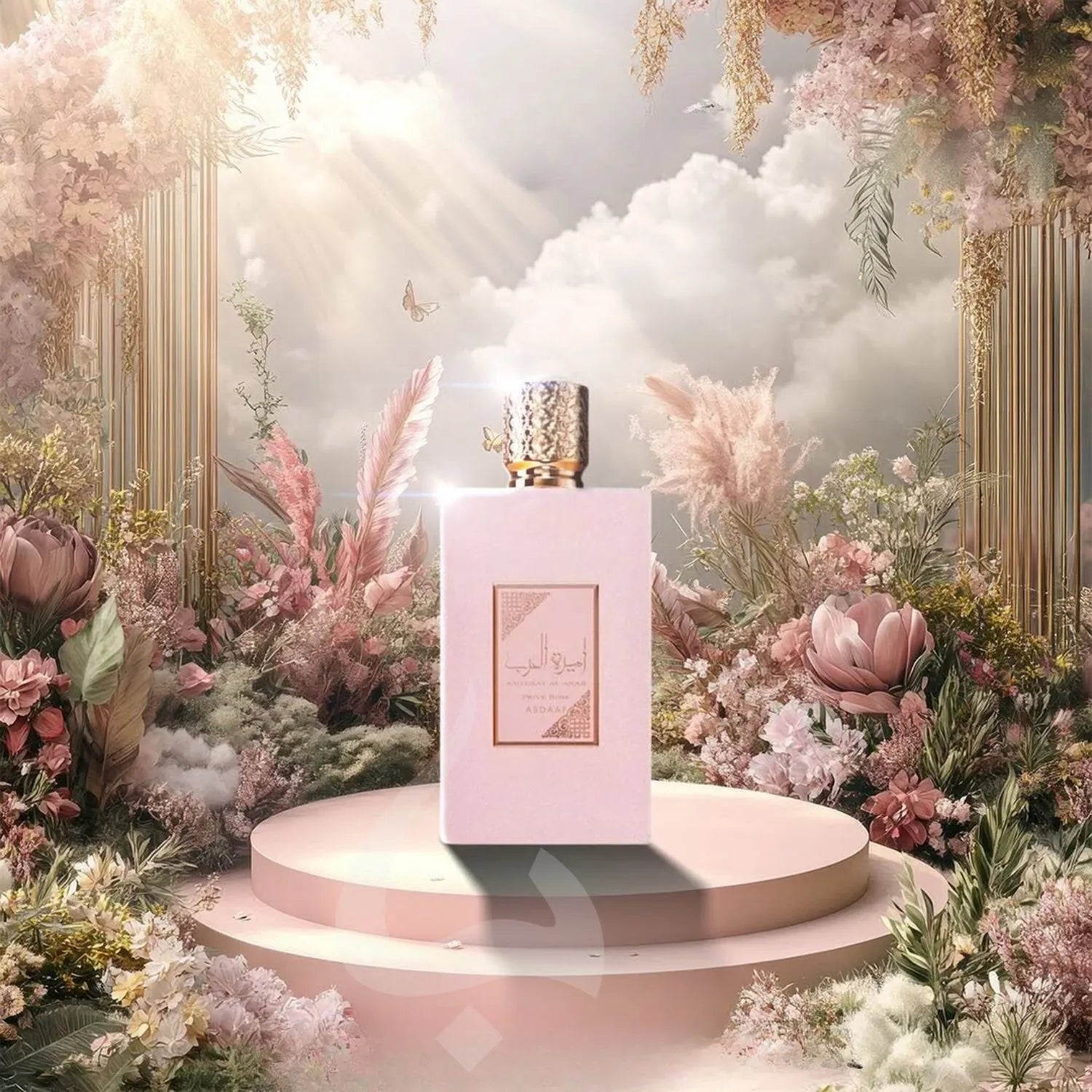 Ameerat AlArab Prive Rose Perfume Display