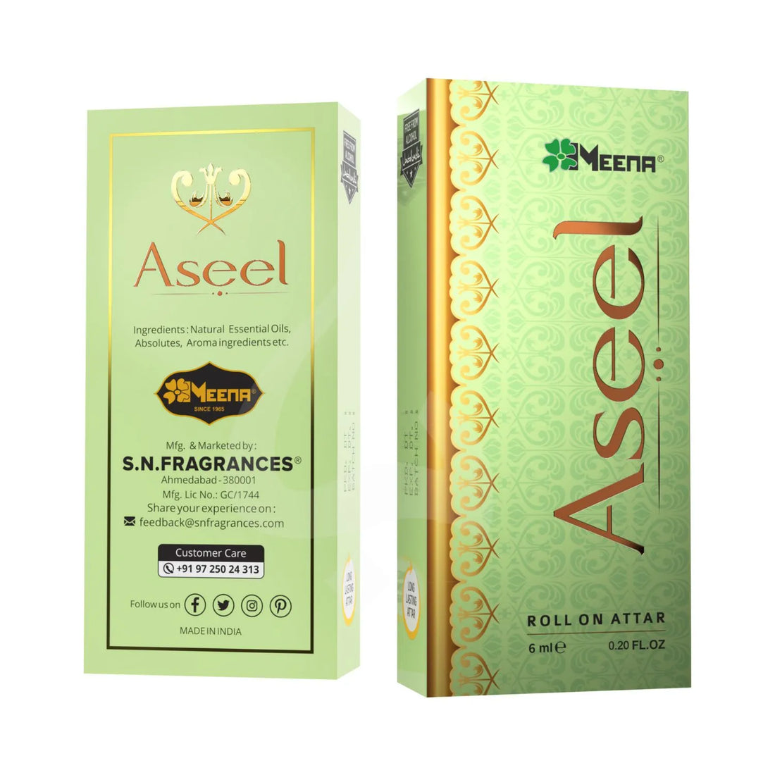 Aseel Perfume Oil Bottle