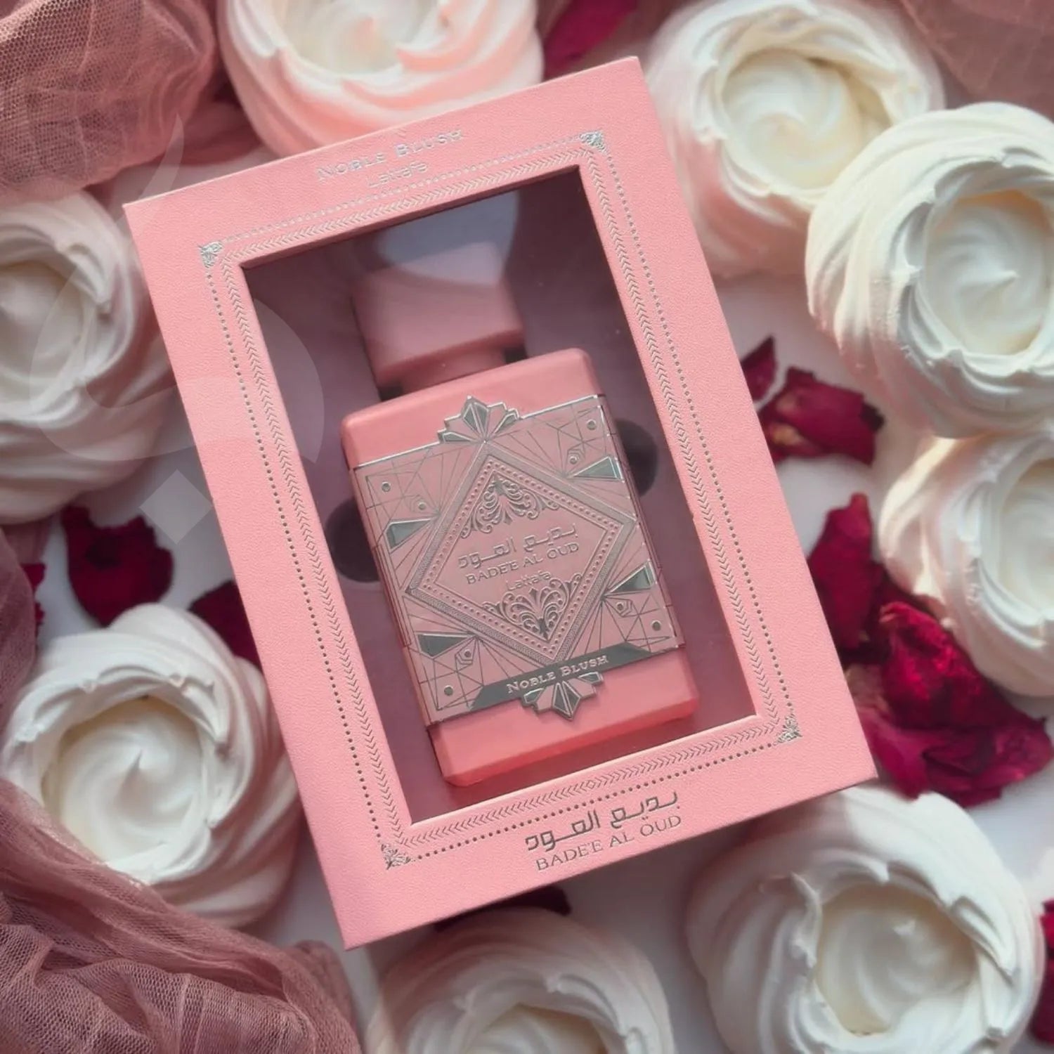 Badee AlOud Noble Blush Perfume Packaging