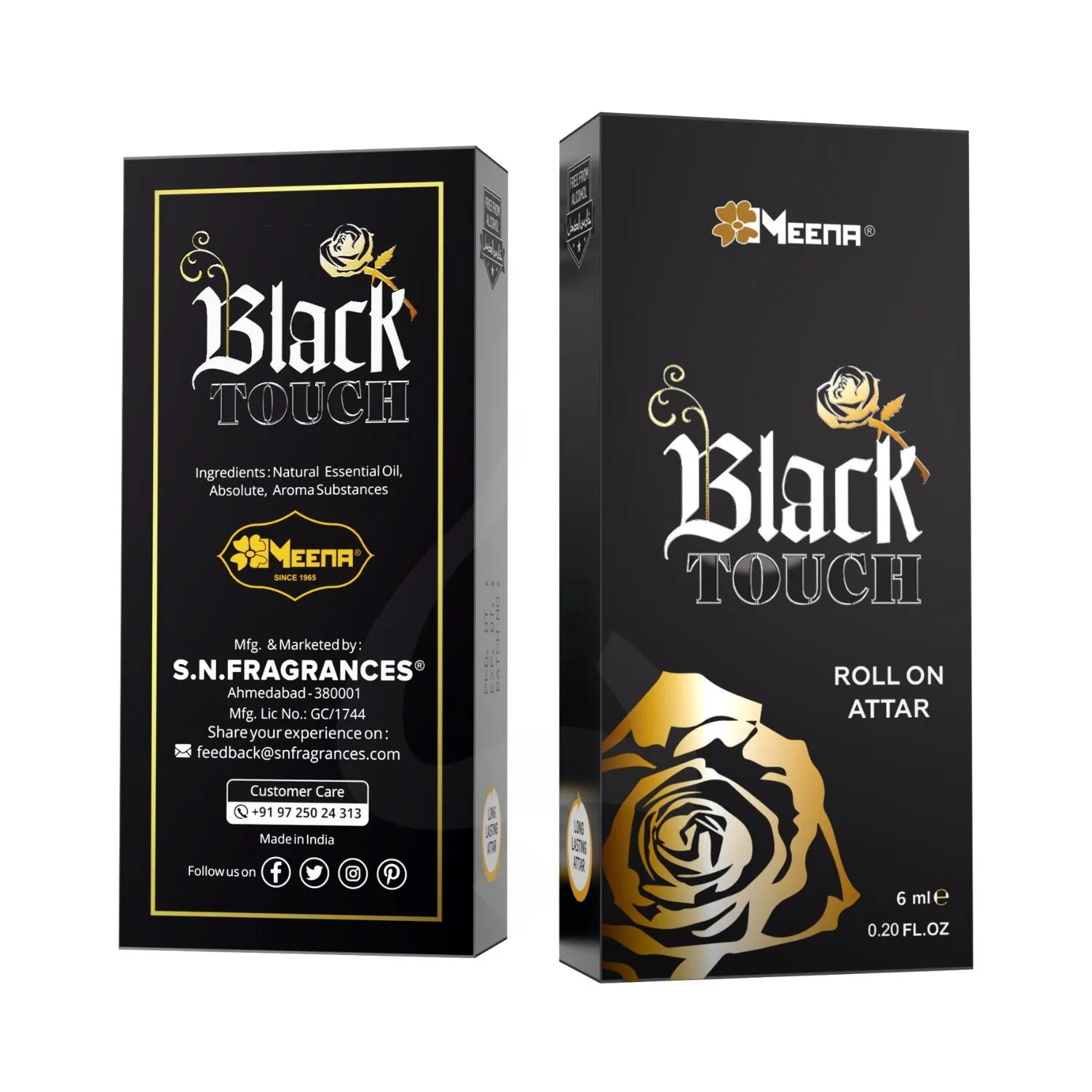 Black Touch Perfume Oil Box