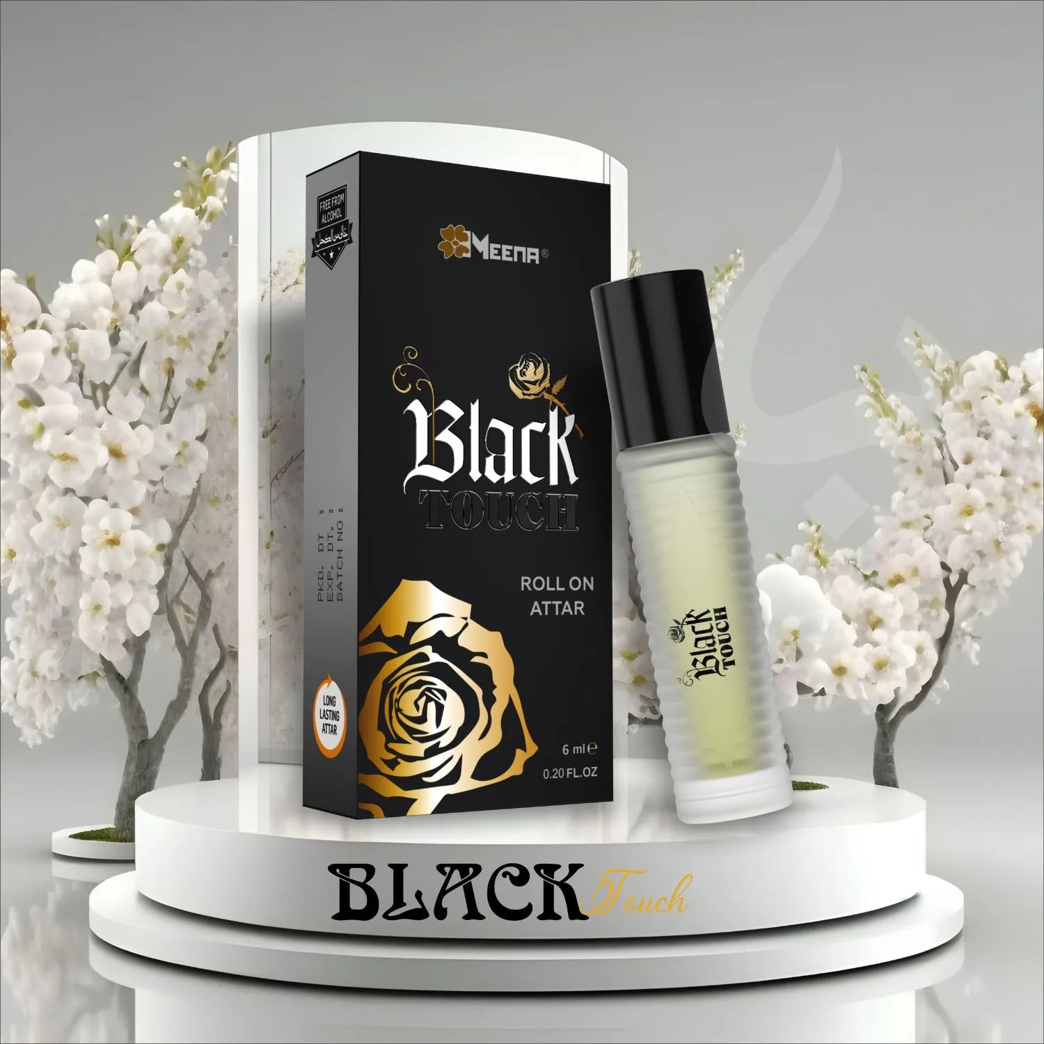 Black Touch Perfume Oil Display