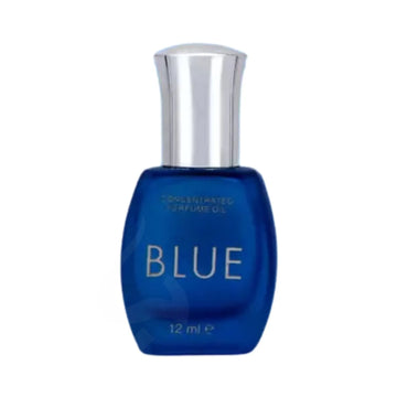 Blue Perfume Oil Bottle