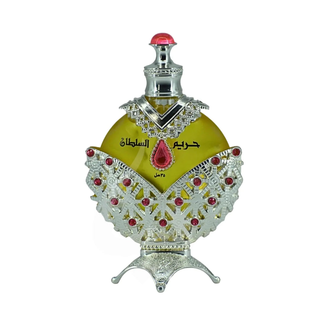 Hareem Al Sultan Silver Perfume Oil Bottle
