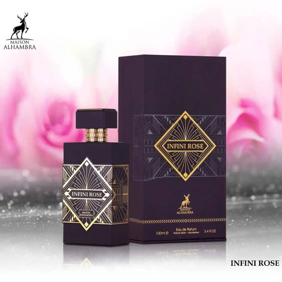 Infini Rose Perfume Bottle