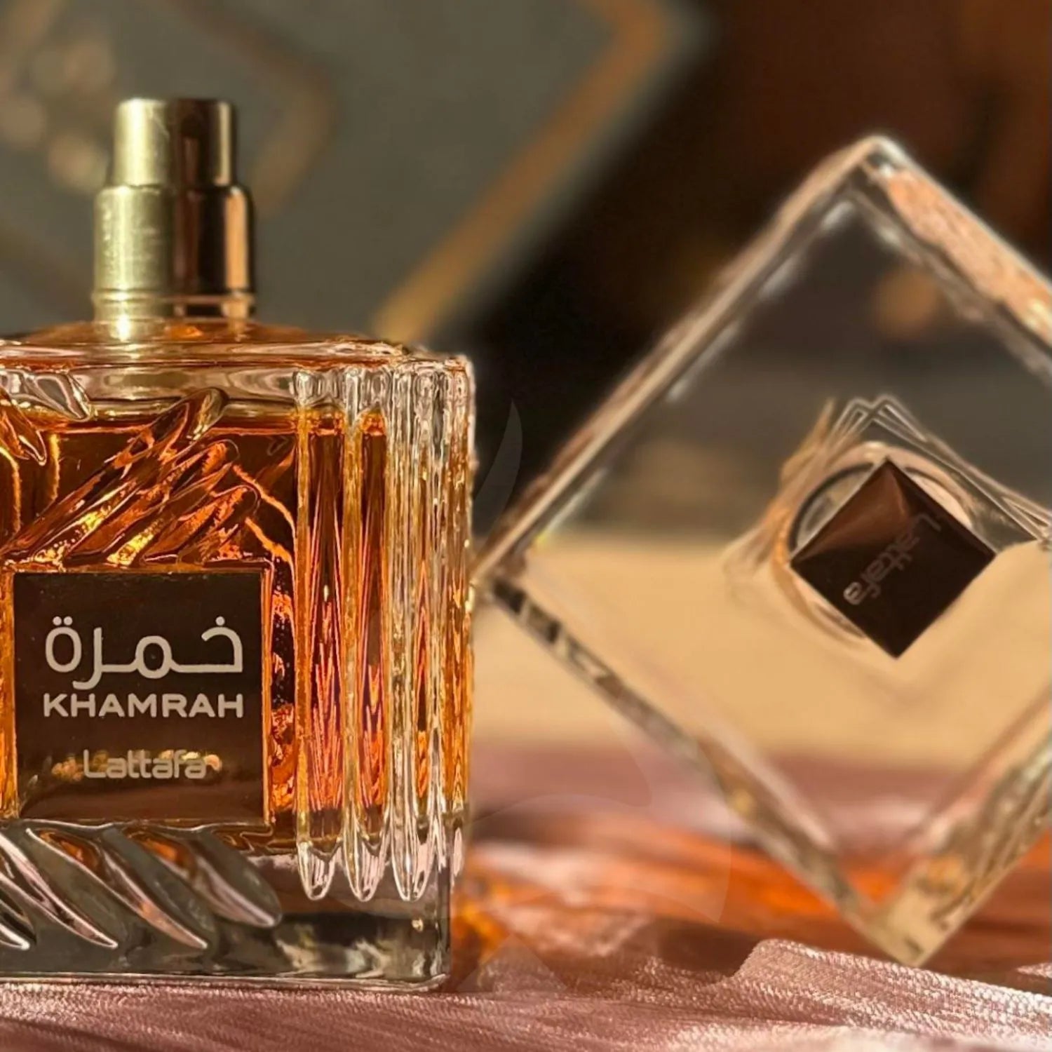 Khamrah Perfume Display