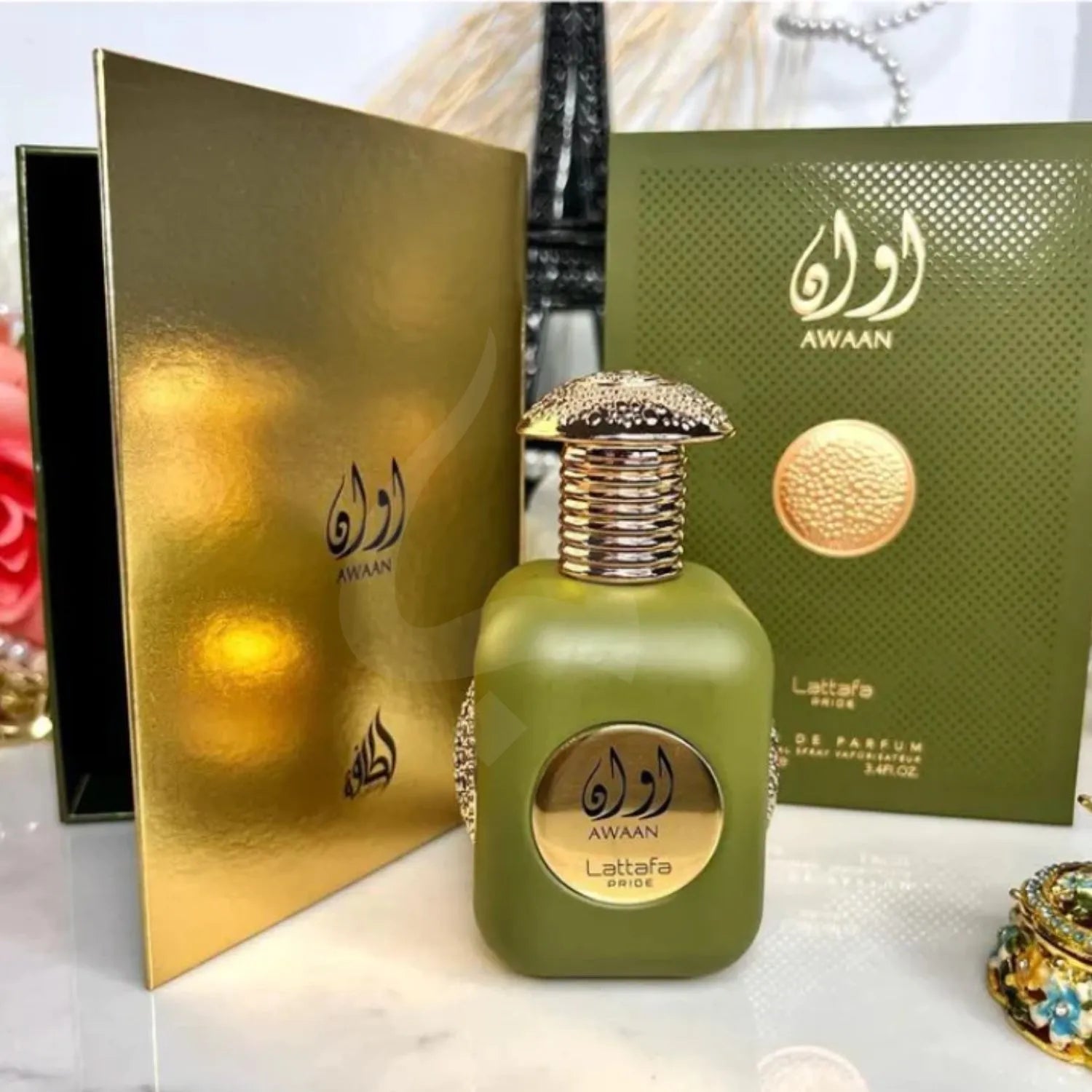 Lattafa Awaan Perfume Box