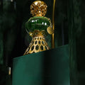 Malika Green Perfume Oil Display