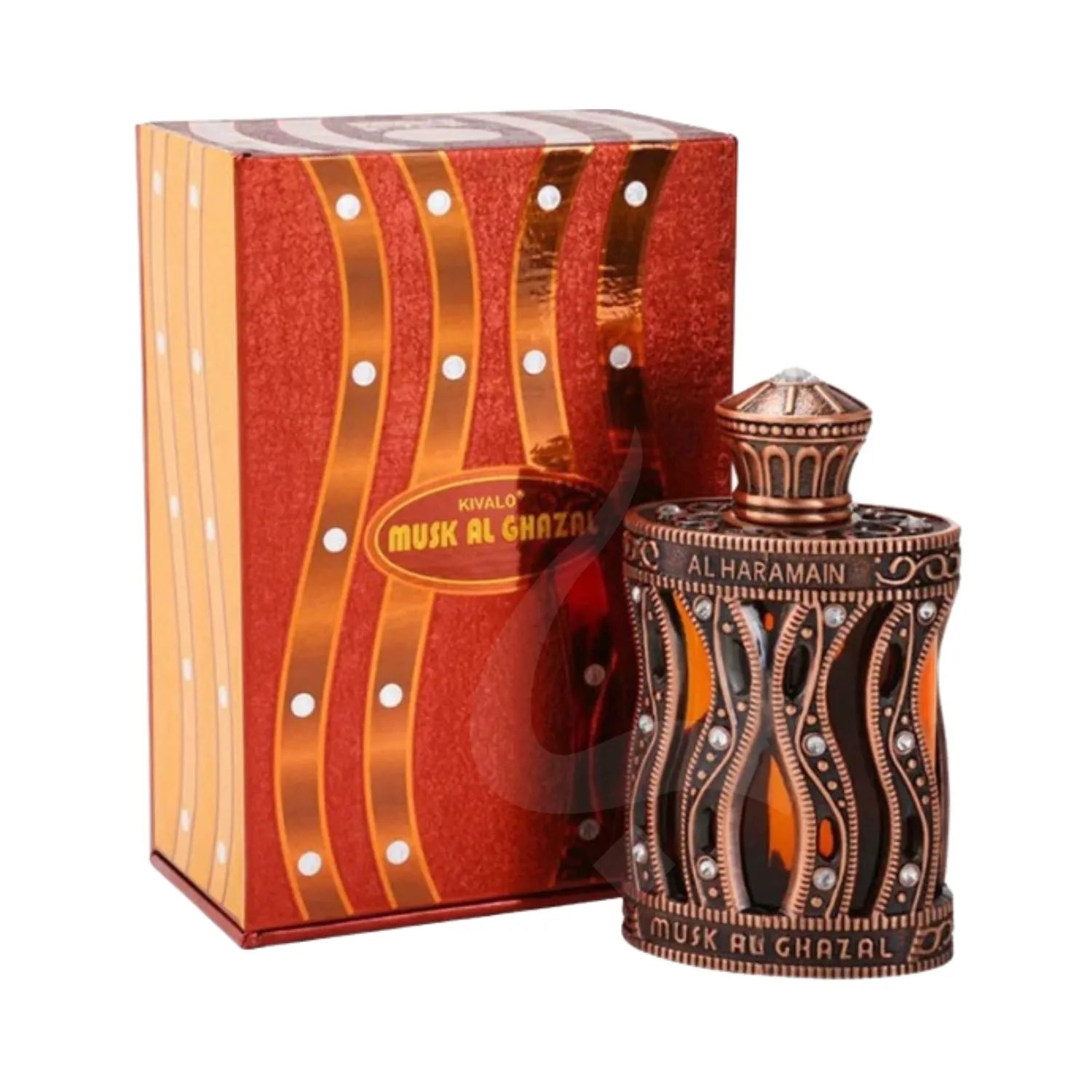 Musk Al Ghazal Perfume Oil Bottle and Box