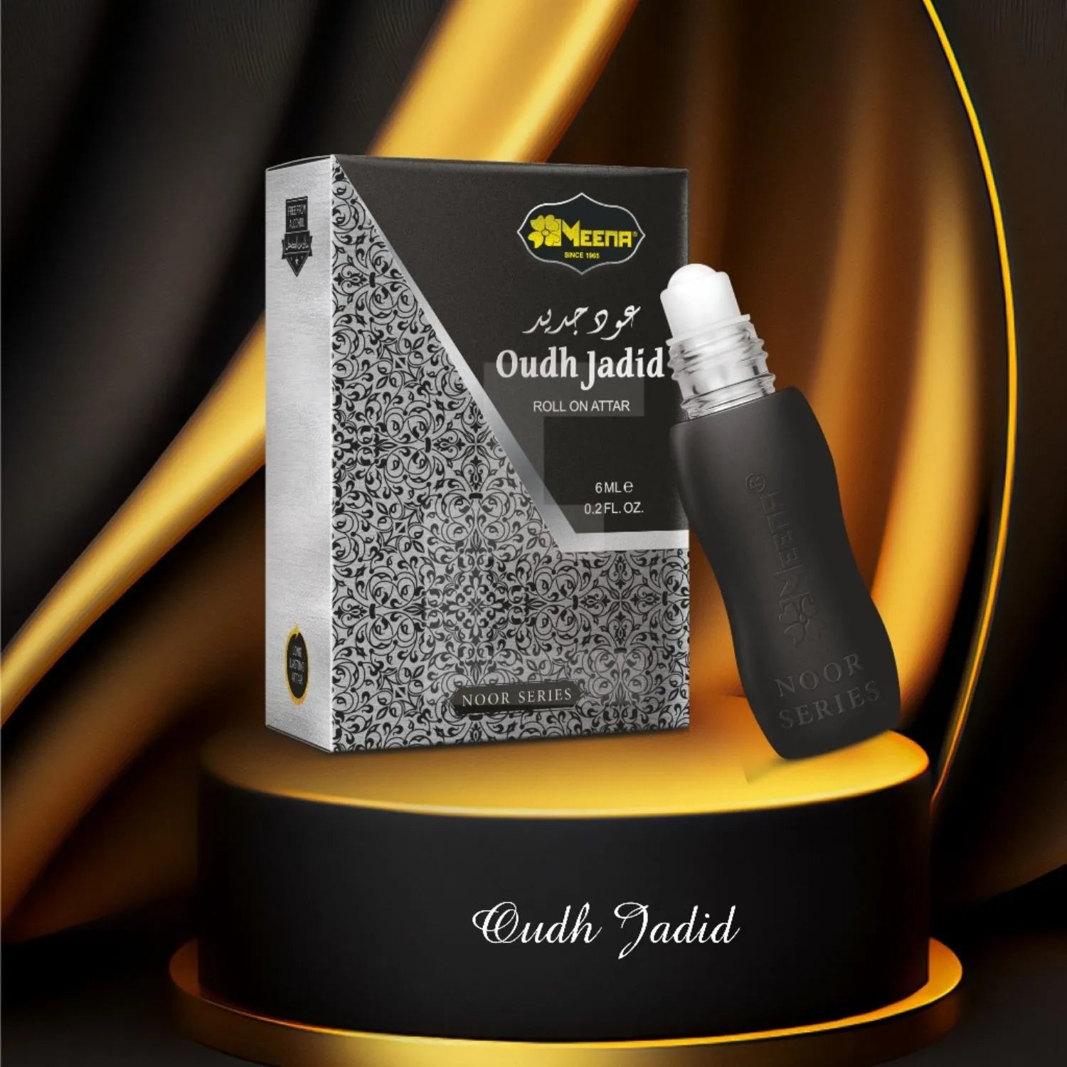 Oudh Jadid Perfume Oil Display