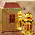 Rafia Gold Perfume Oil Bottle Package