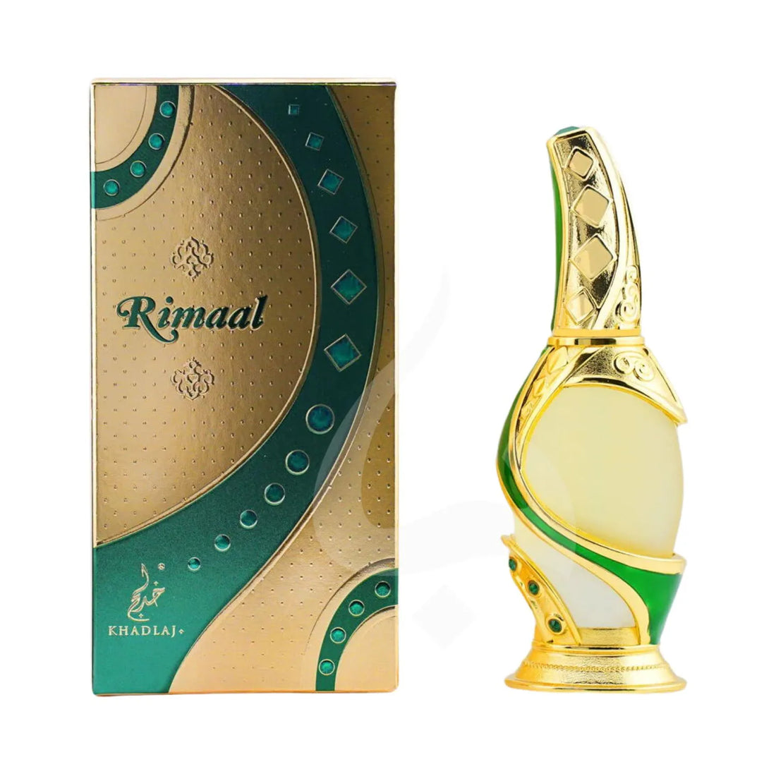 Rimaal Green Perfume Oil Bottle