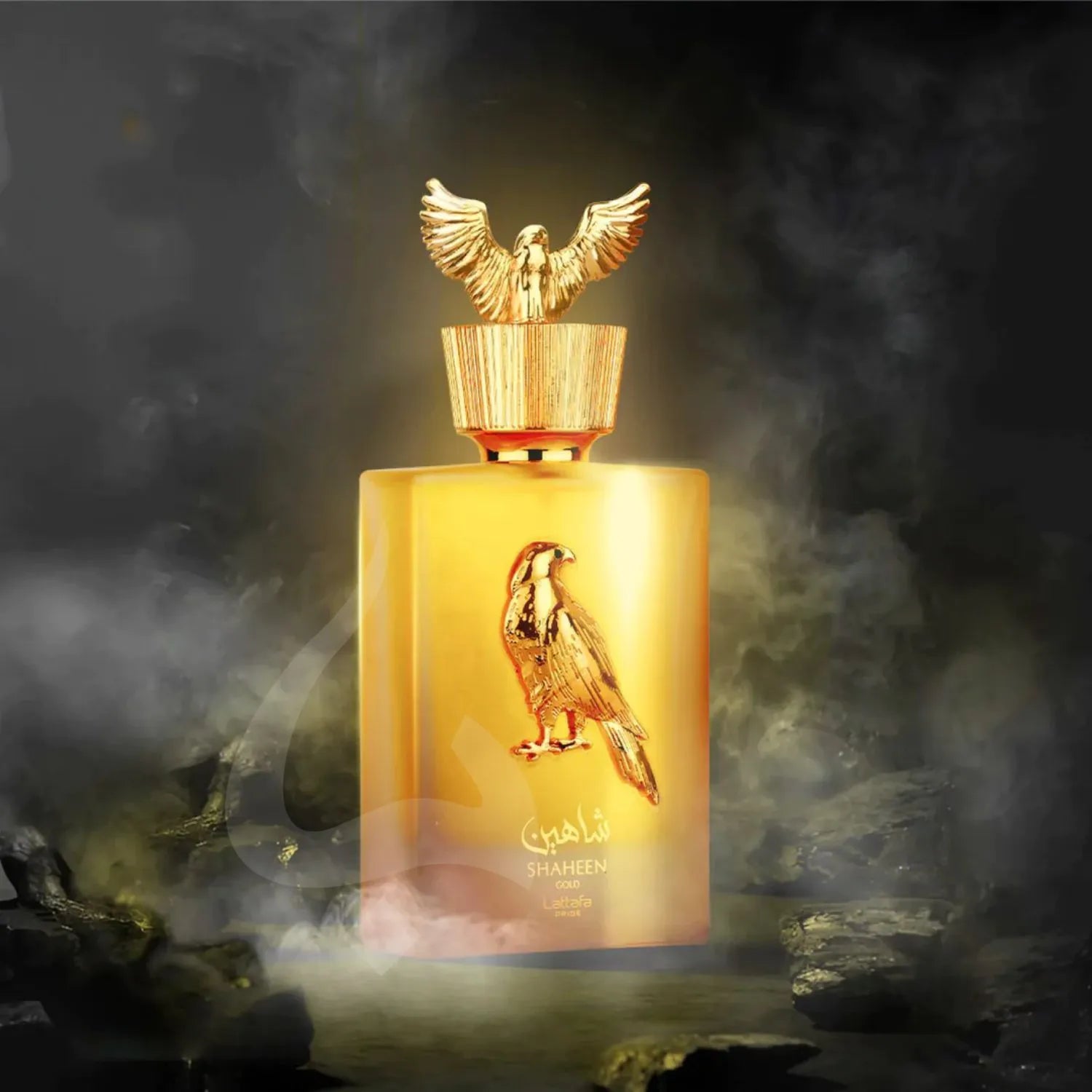 Shaheen Gold Perfume Lattafa Display