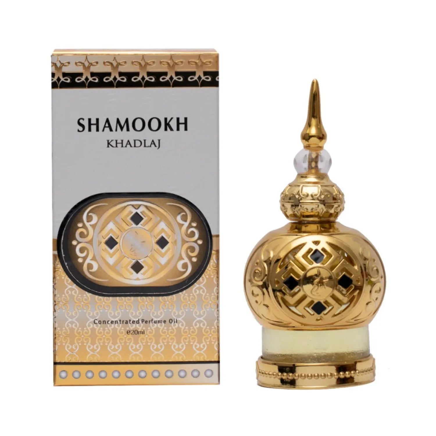 Shamookh Gold Perfume Oil Box