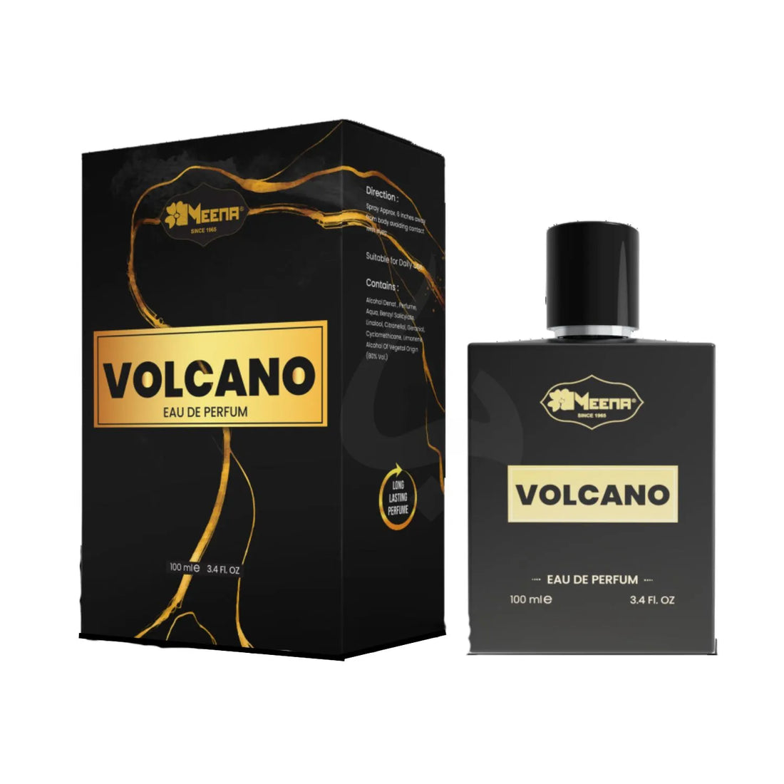 Volcano Perfume Bottle